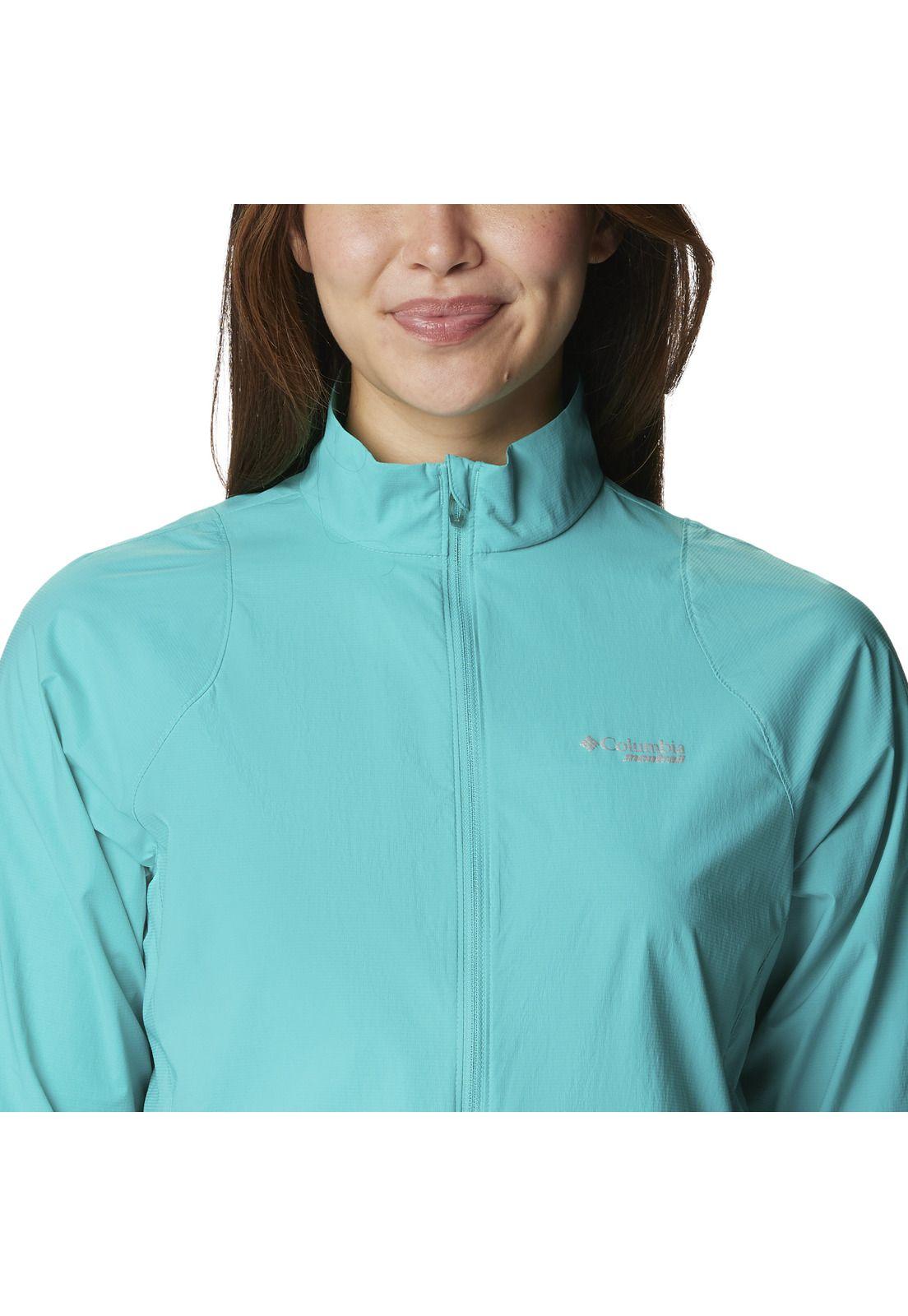 Cortaviento W Endless Trail Wind Turquesa Mujer-3