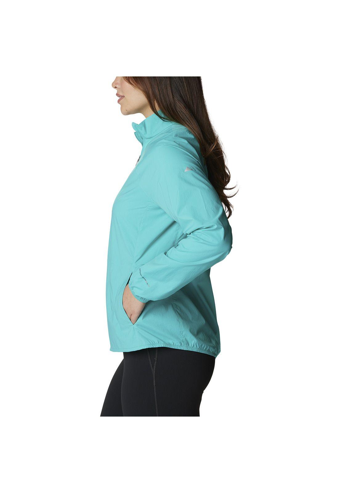 Cortaviento W Endless Trail Wind Turquesa Mujer-4