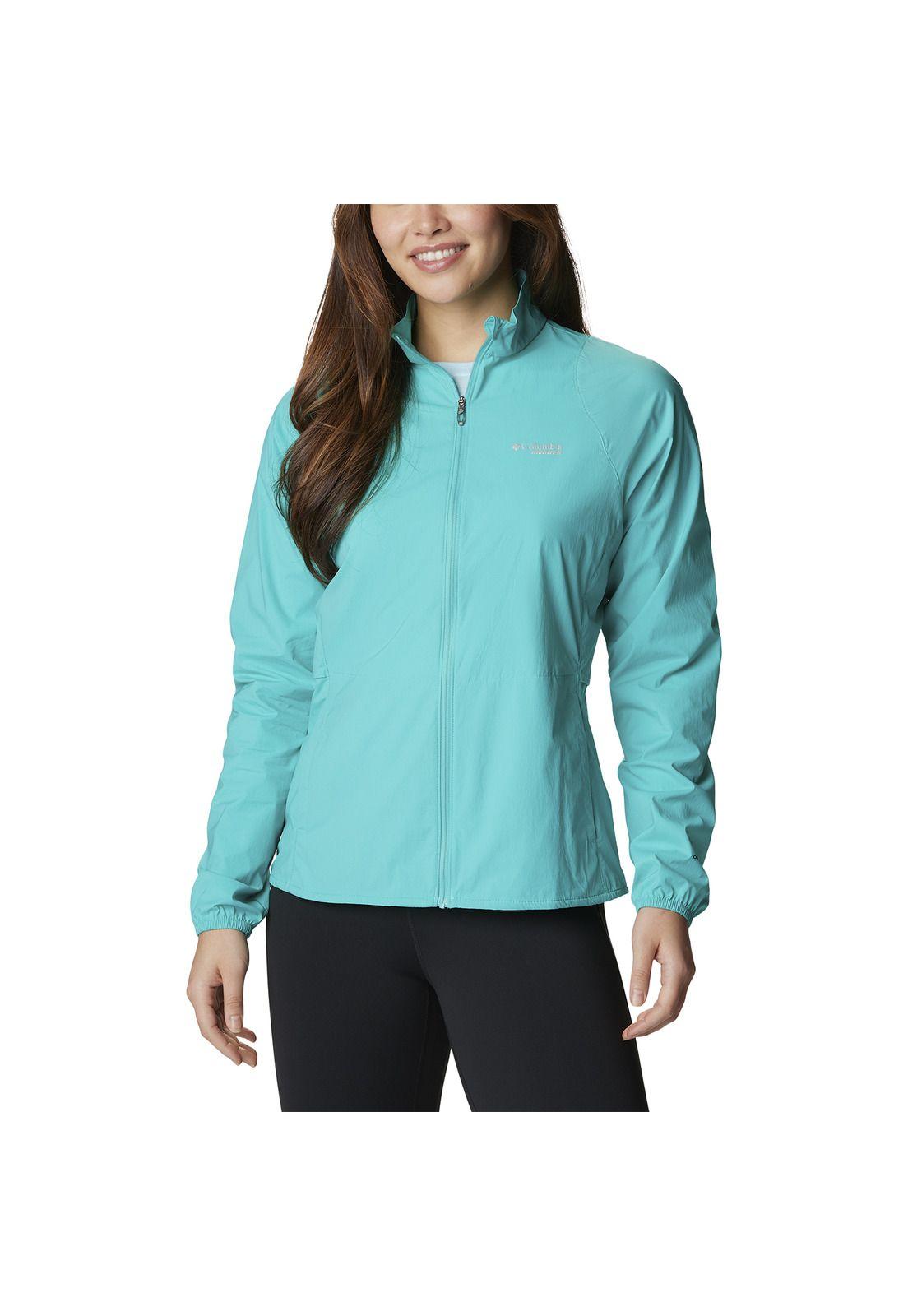 Cortaviento W Endless Trail Wind Turquesa Mujer-5