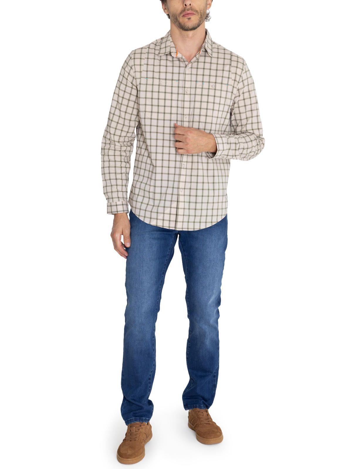 Camisa UPF Verde Atacama Hombre -9