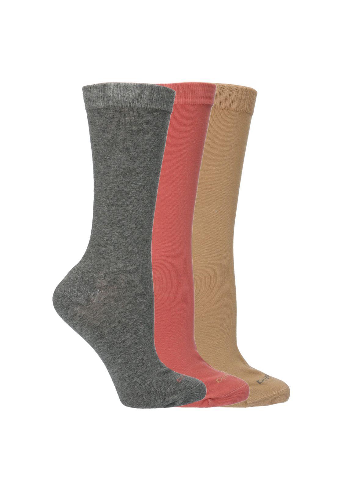 Pack Calcetines Mujer Plain Multicolor-0
