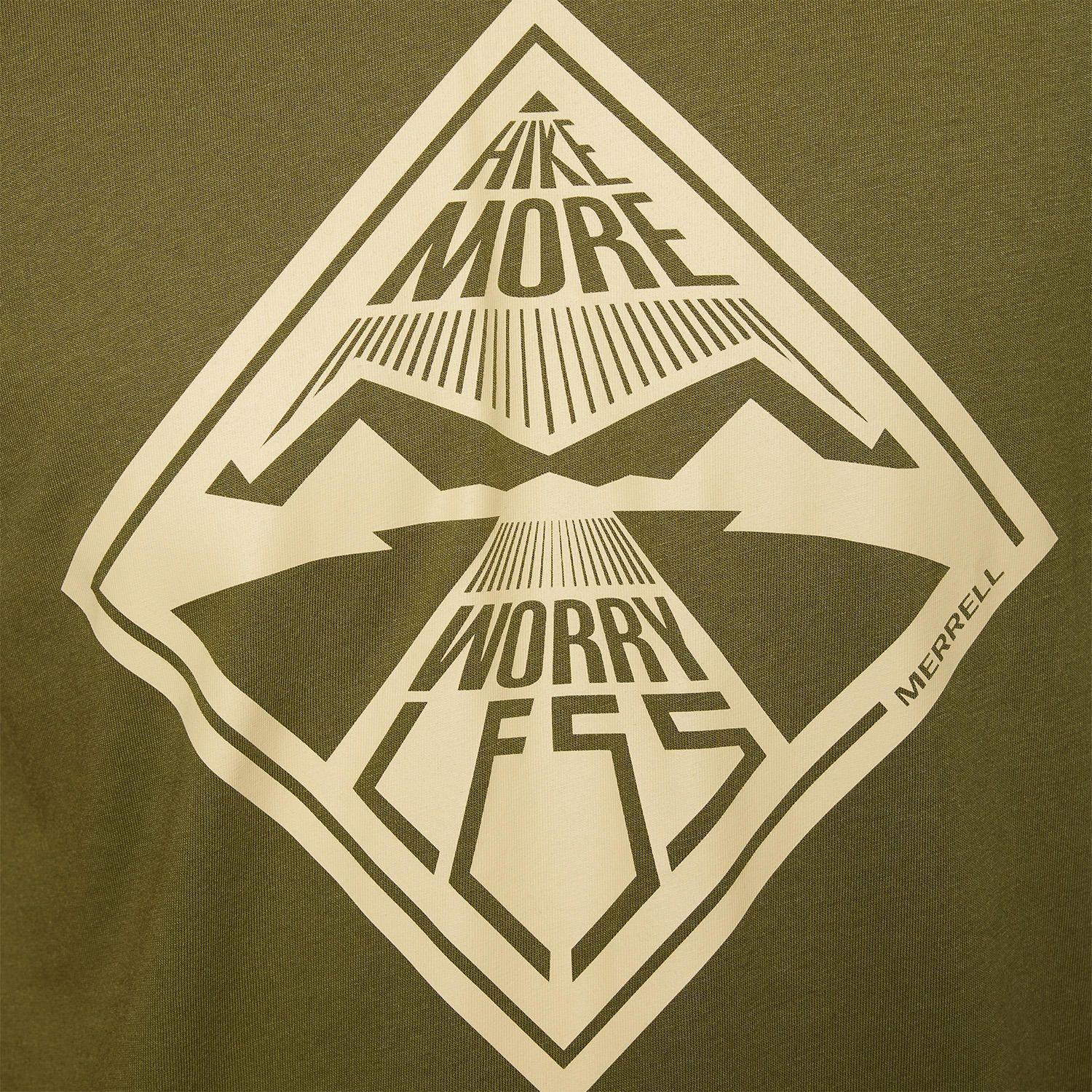 Polera Manga Corta Hombre Worry Less Verde-5