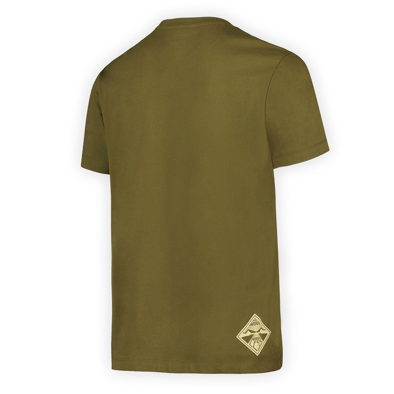 Polera Manga Corta Hombre Worry Less Verde-7