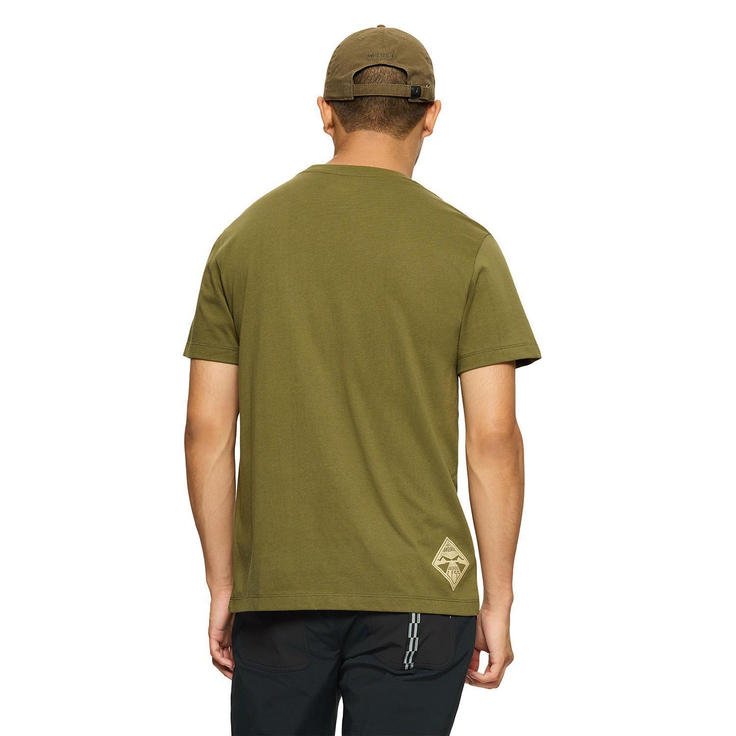 Polera Manga Corta Hombre Worry Less Verde-3