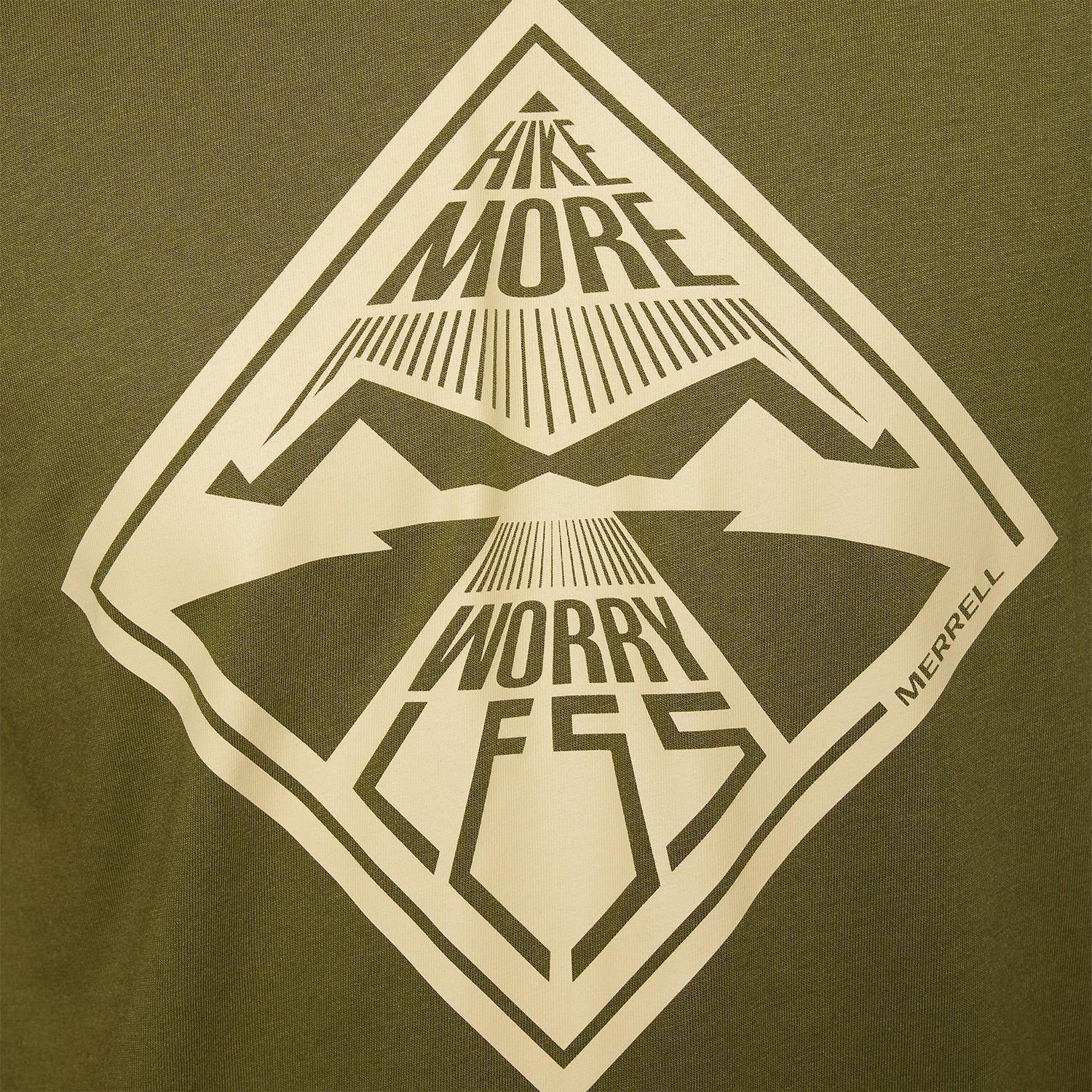 Polera Manga Corta Hombre Worry Less Verde-5