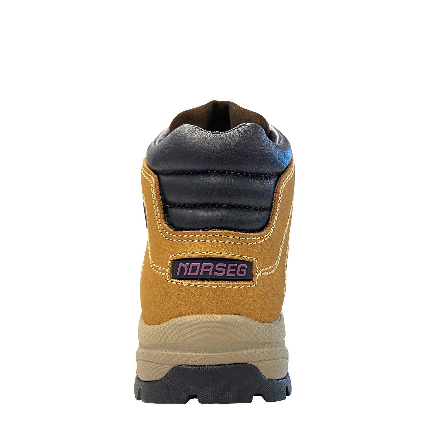 Zapato de Seguridad Adelaida Beige Morado Mujer-3