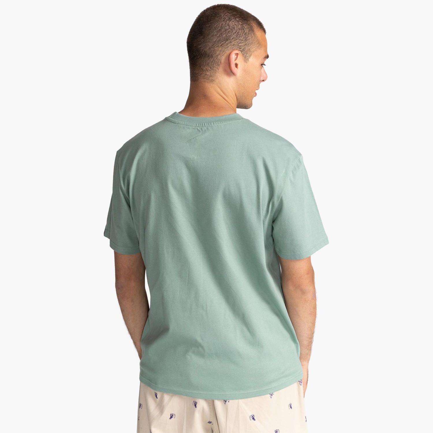 Polera M/C Hombre Blazin Chest Turquesa-3