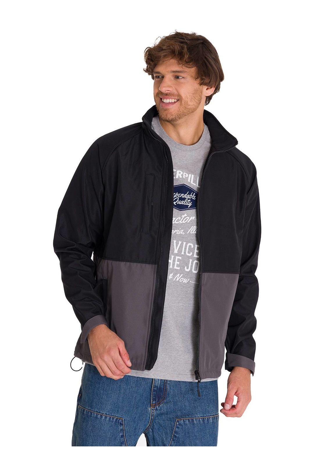 Chaqueta Ripstop Softshell Hombre Gris-0