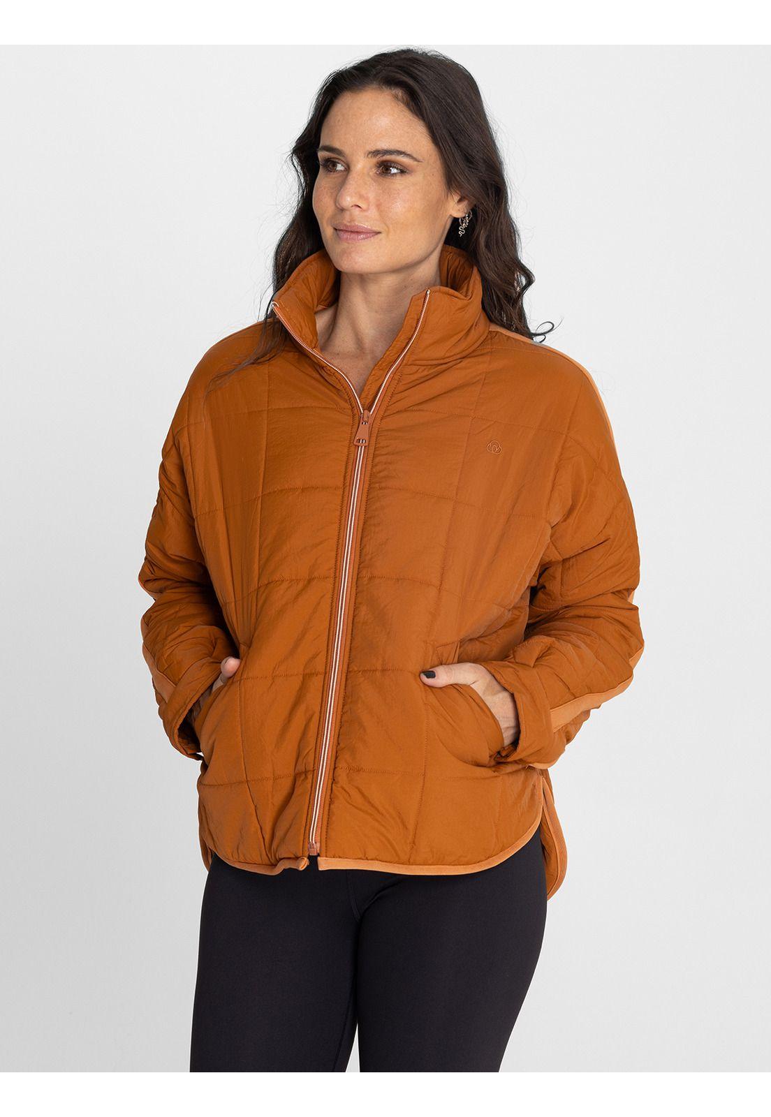 Parka Puffer Mujer Creta Café-0