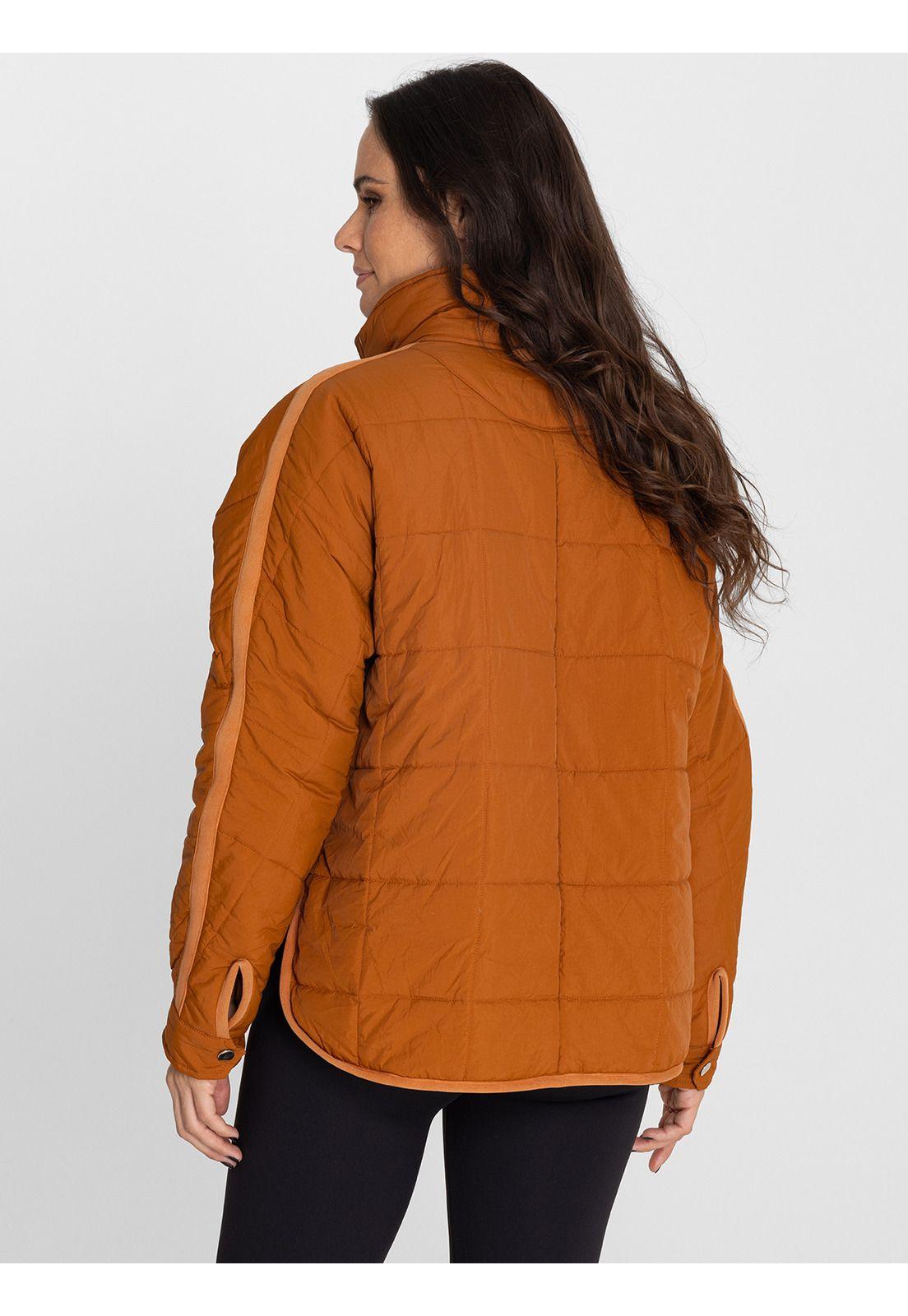Parka Puffer Mujer Creta Café-1