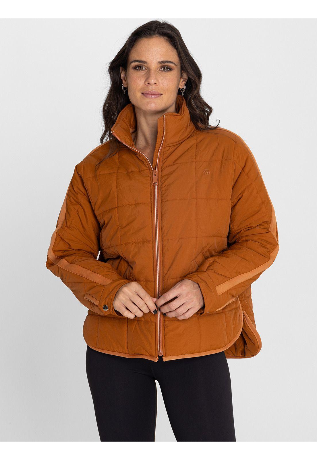 Parka Puffer Mujer Creta Café-3