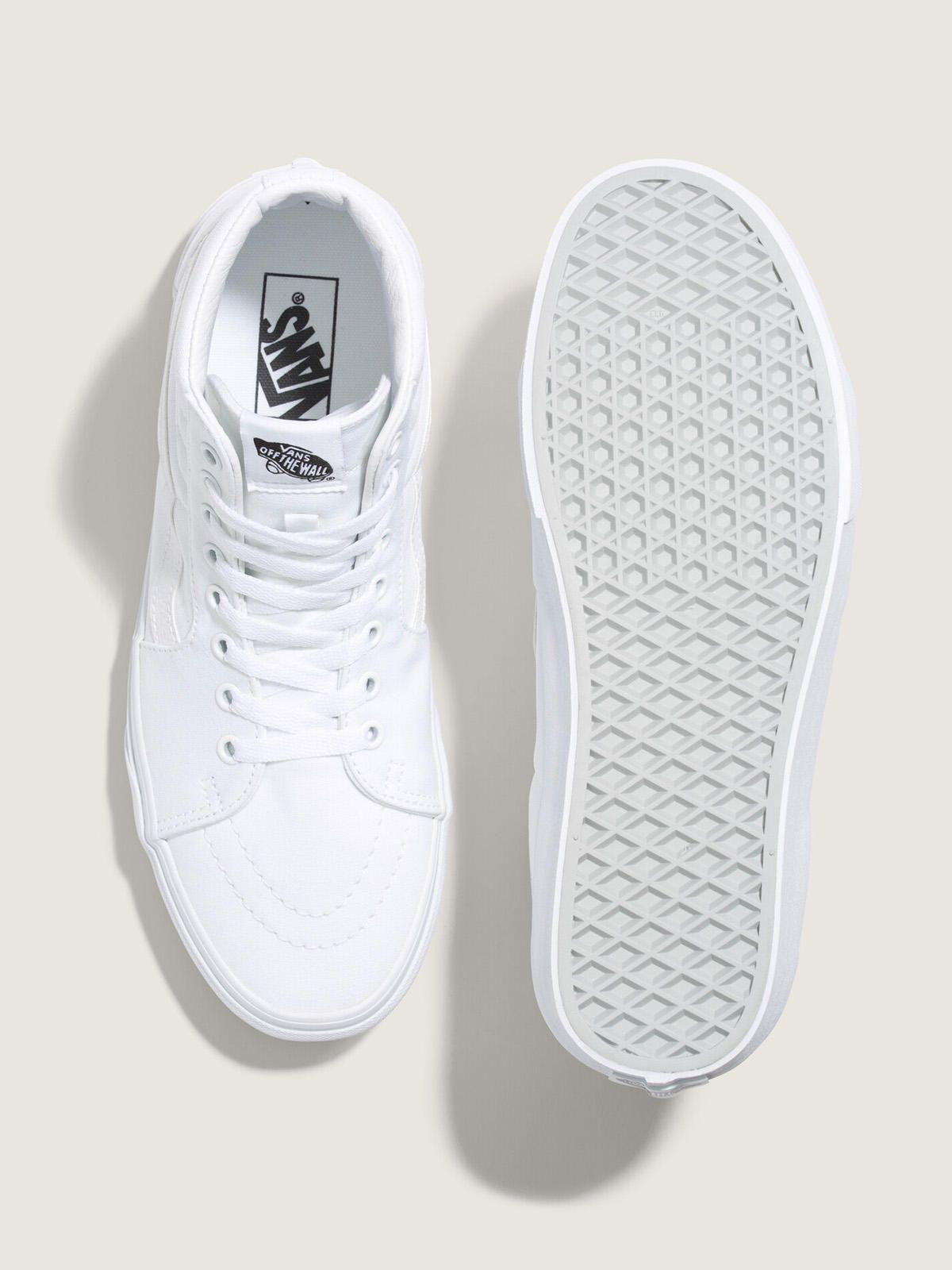 Zapatillas Unisex UA SK8-Hi Blanca-4