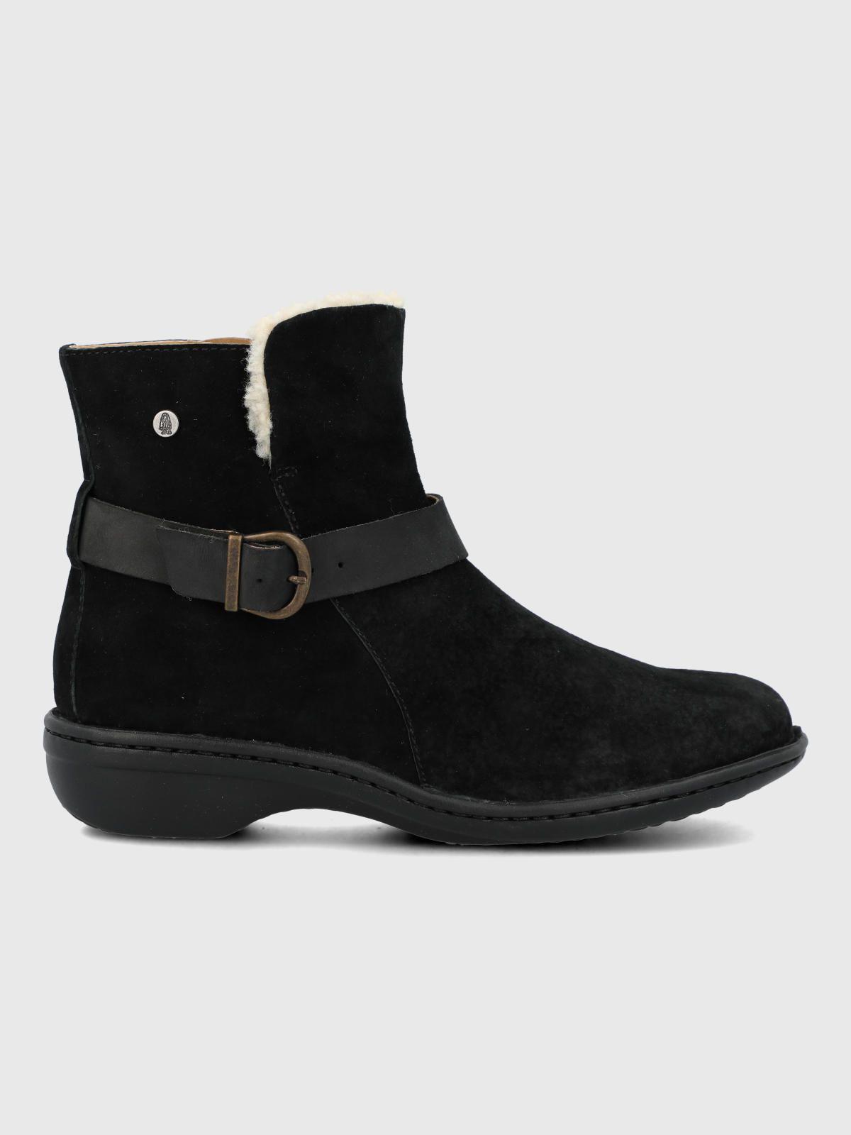 Botin Cuero Mujer Ancona II Negro-1