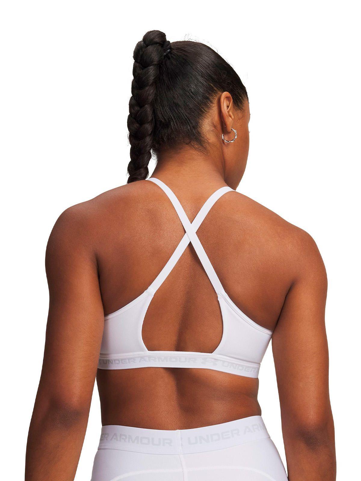 Peto UA Crossback Low Blanco Mujer-1