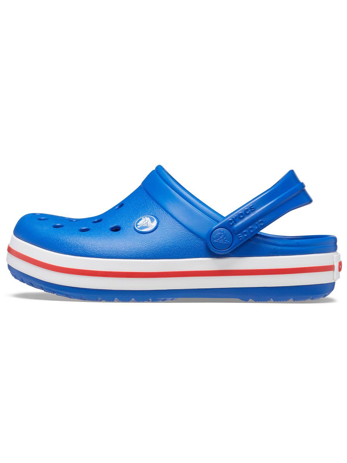 Zueco Niños Grandes Crocband Clog K Azul-1