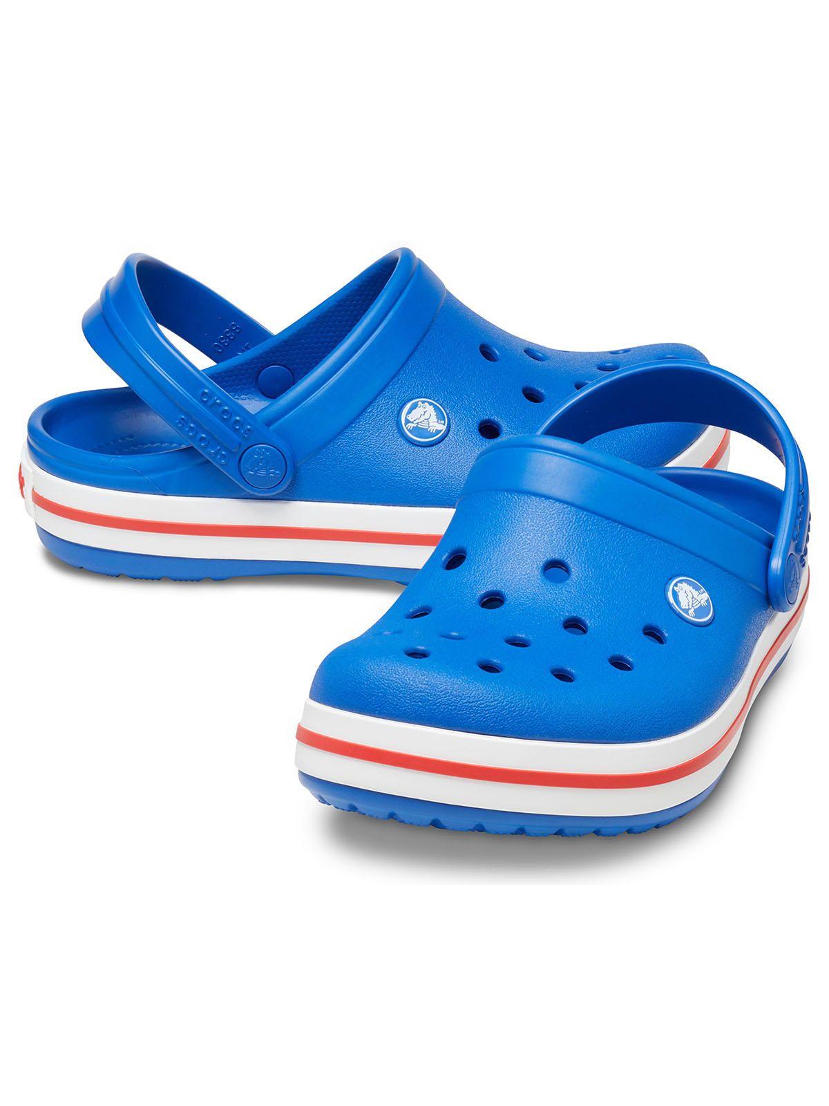 Zueco Niños Grandes Crocband Clog K Azul-3