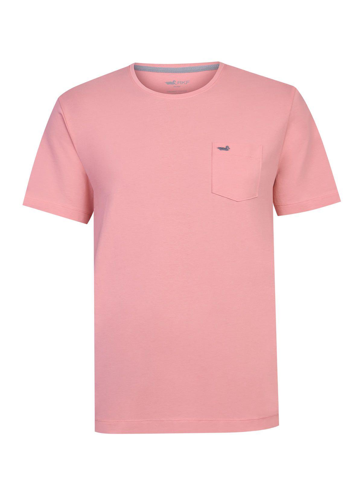 Polera Algodón Orgánico Hombre Basicpoc Rosado-0