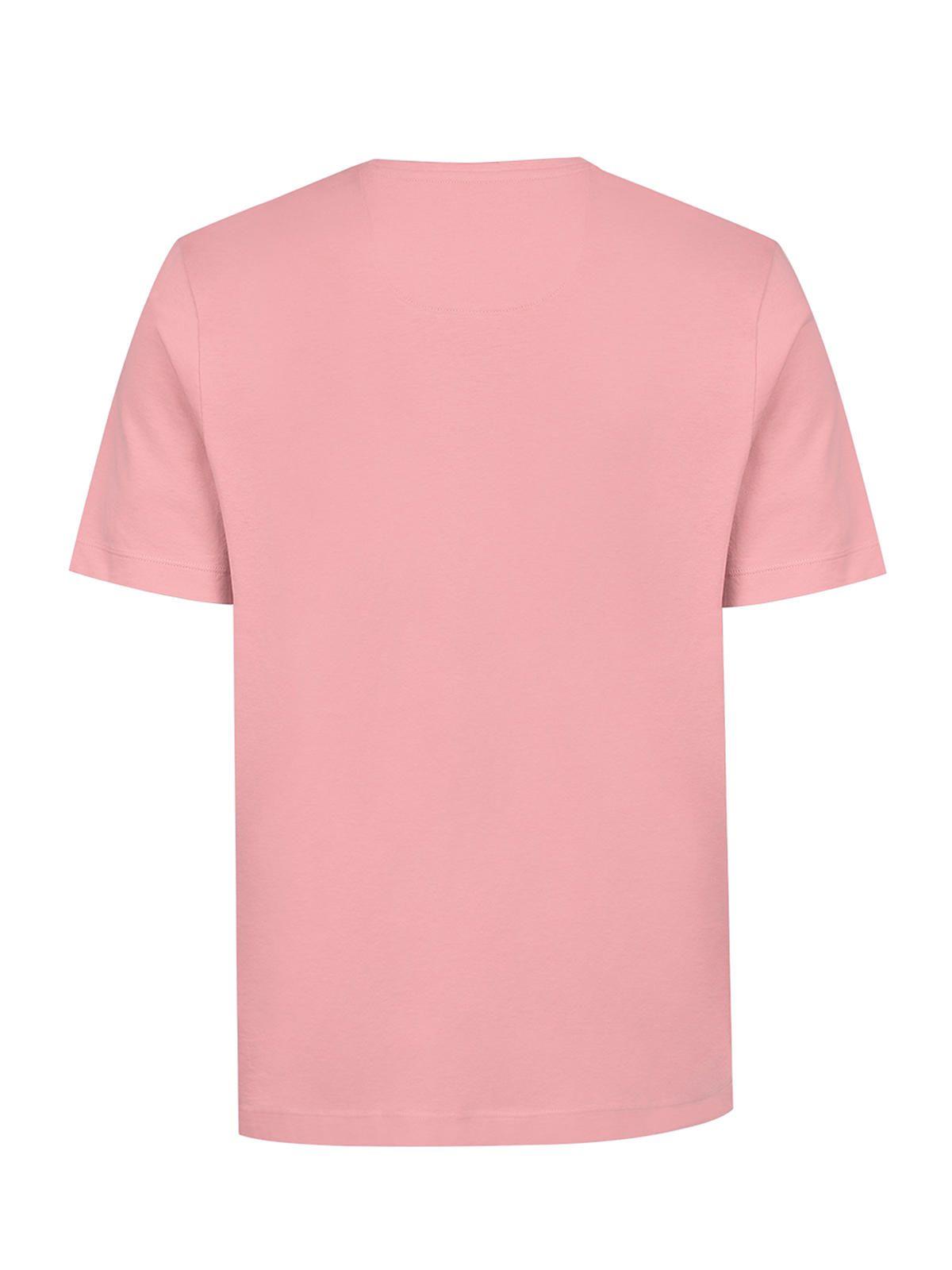 Polera Algodón Orgánico Hombre Basicpoc Rosado-1