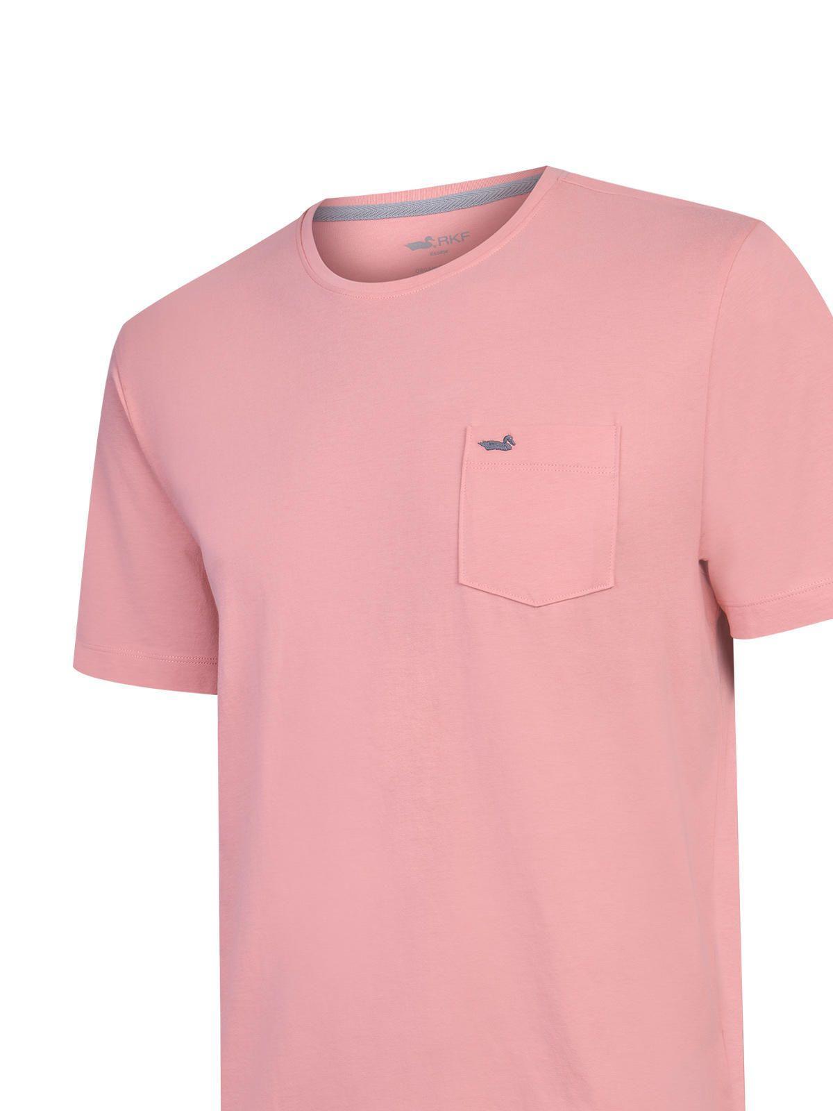 Polera Algodón Orgánico Hombre Basicpoc Rosado-3