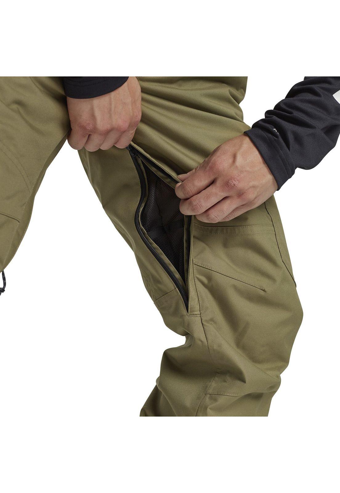Pantalón Nieve Hombre Cargo (Regular Fit) Verde-5