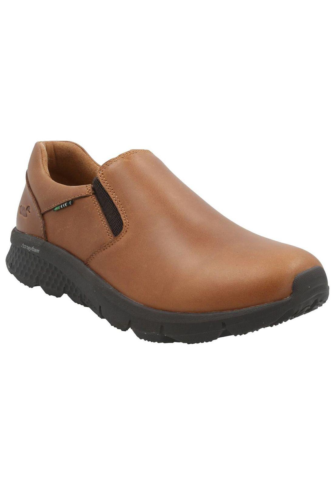 Zapato Cuero Hombre Vicudi Café-1