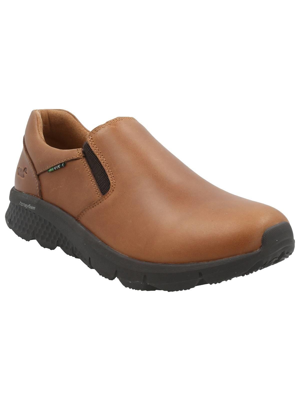 Zapato Cuero Hombre Vicudi Café-1
