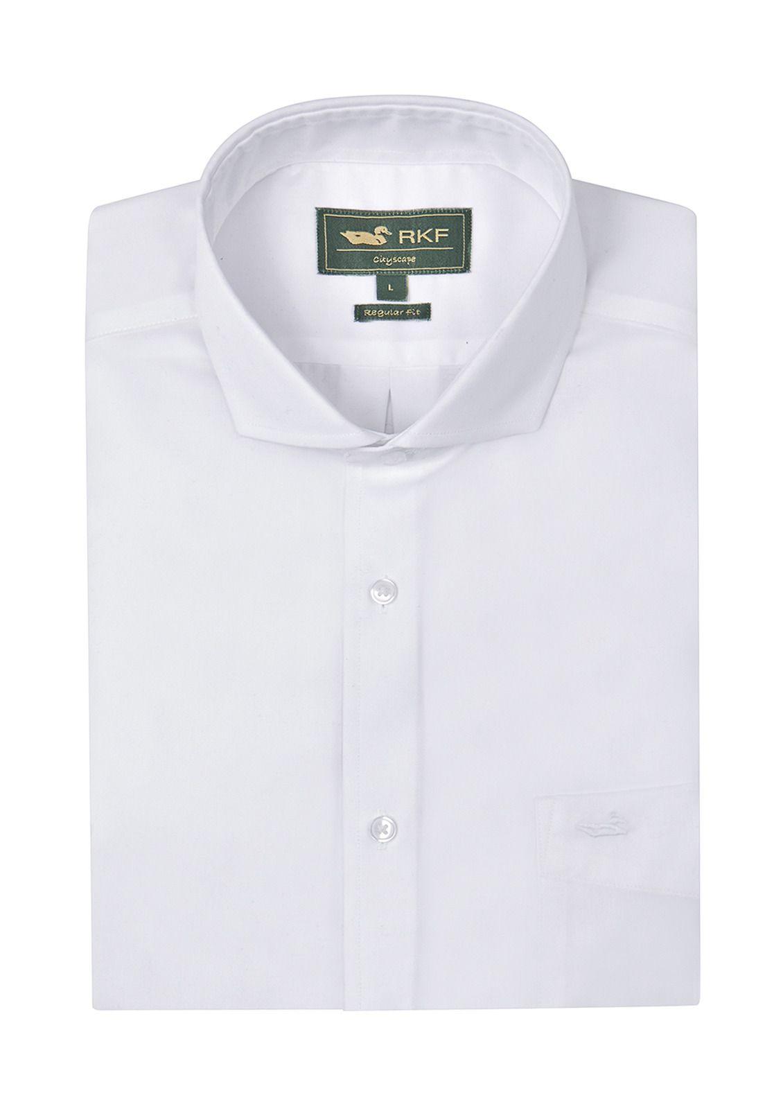Camisa Cuello Ita Blanco E.Lifesolid Hombre -0