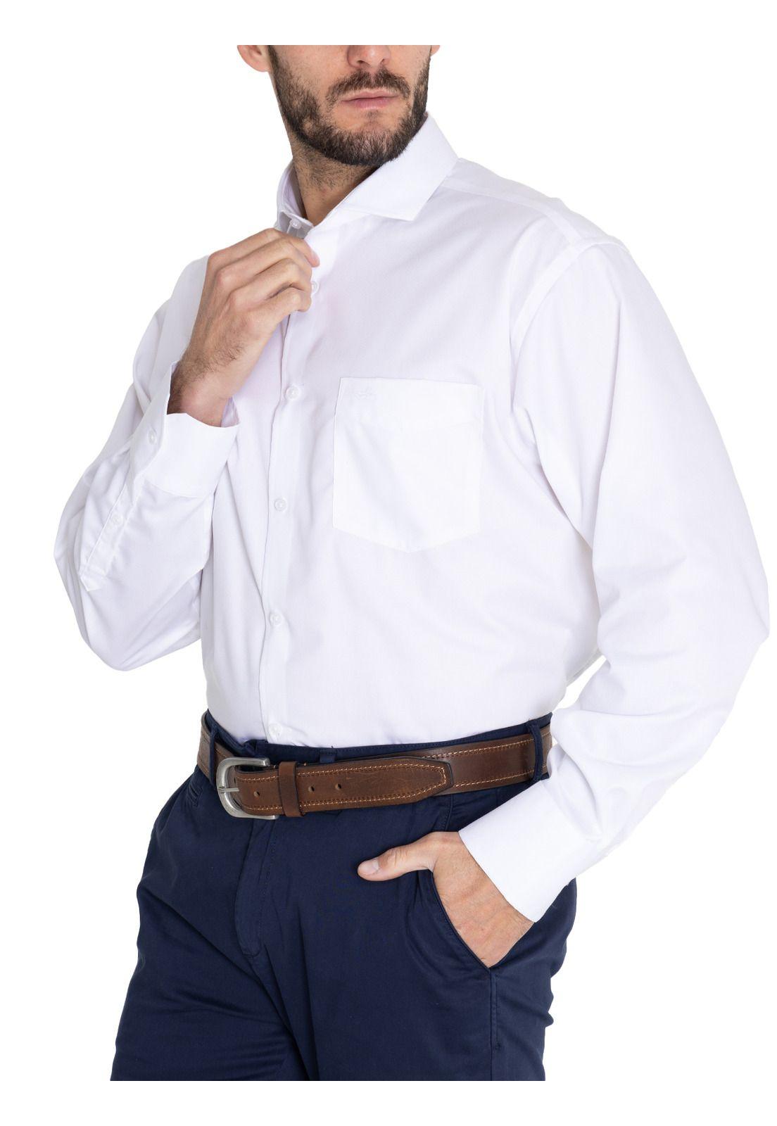 Camisa Cuello Ita Blanco E.Lifesolid Hombre -6