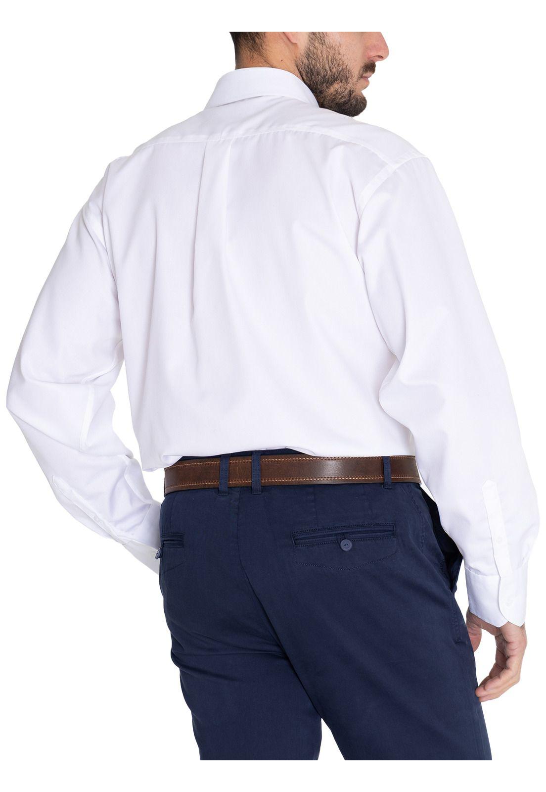 Camisa Cuello Ita Blanco E.Lifesolid Hombre -7