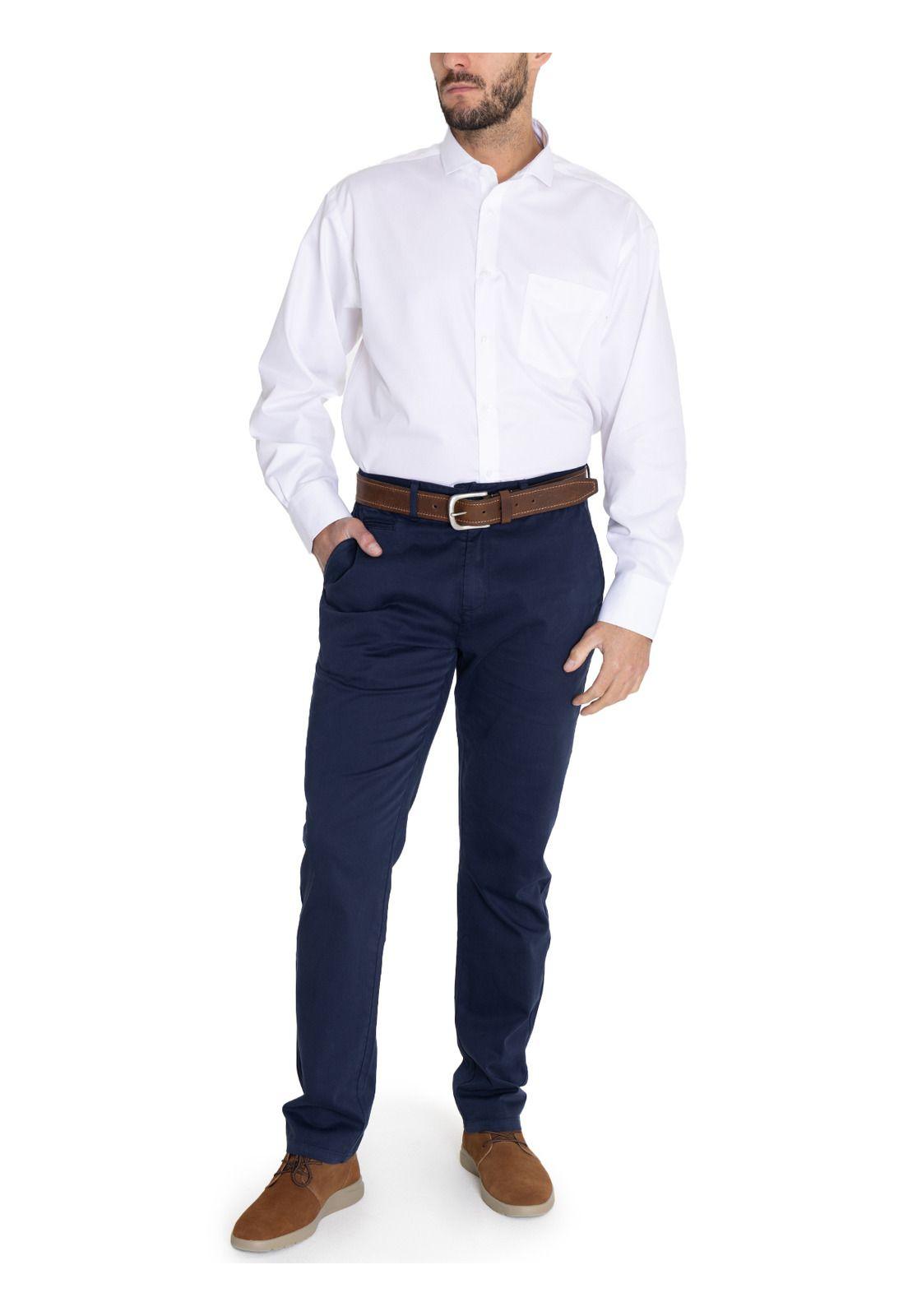 Camisa Cuello Ita Blanco E.Lifesolid Hombre -9