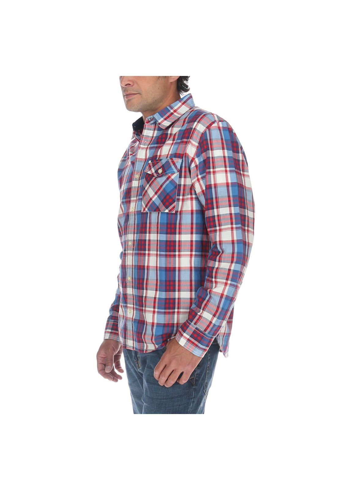 Camisa M/L Hombre Foundation L/S Plaid Multicolor-1