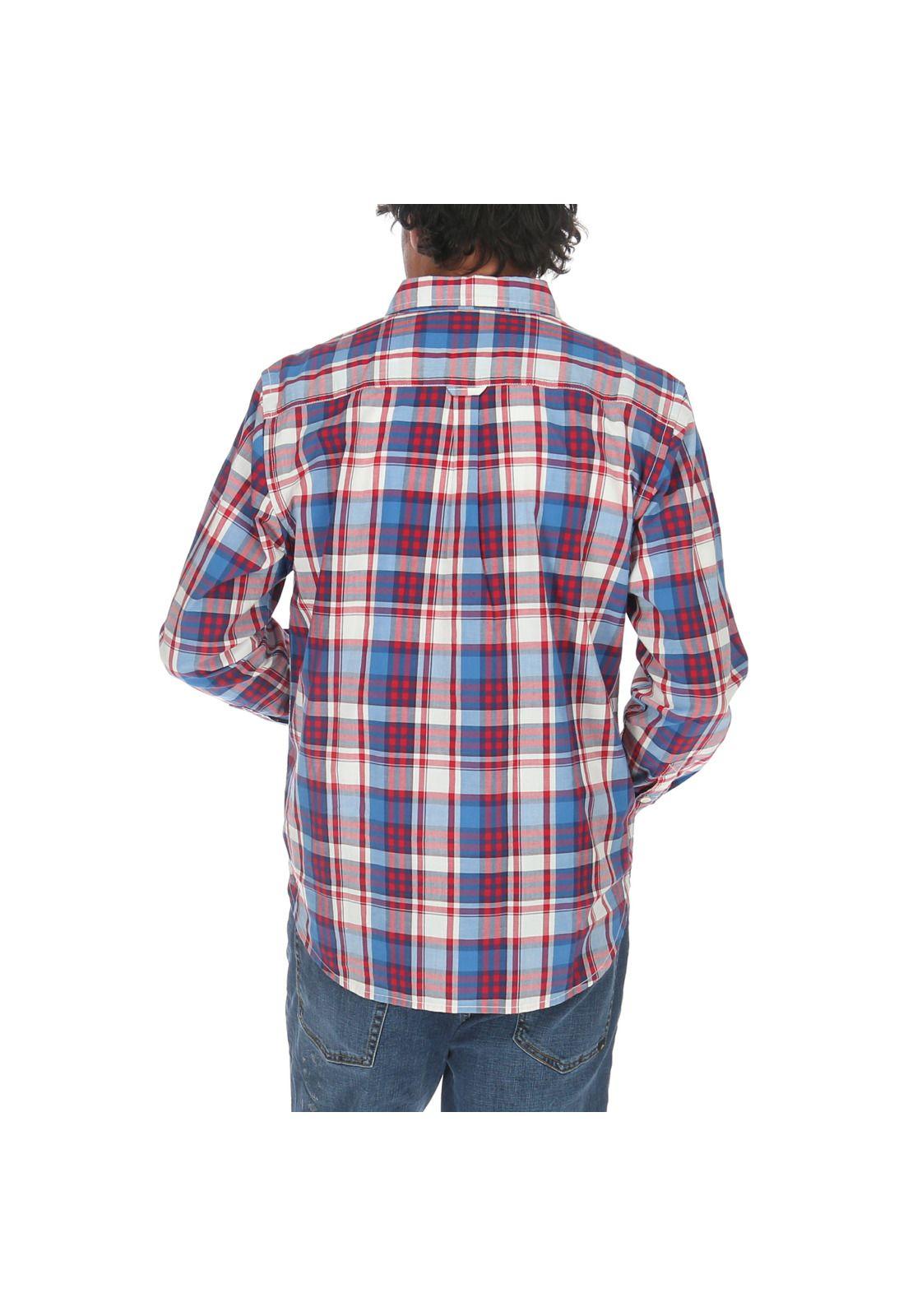 Camisa M/L Hombre Foundation L/S Plaid Multicolor-2