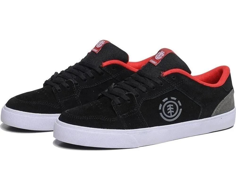 Zapatilla Leather Heatley Negro Hombre Element-0