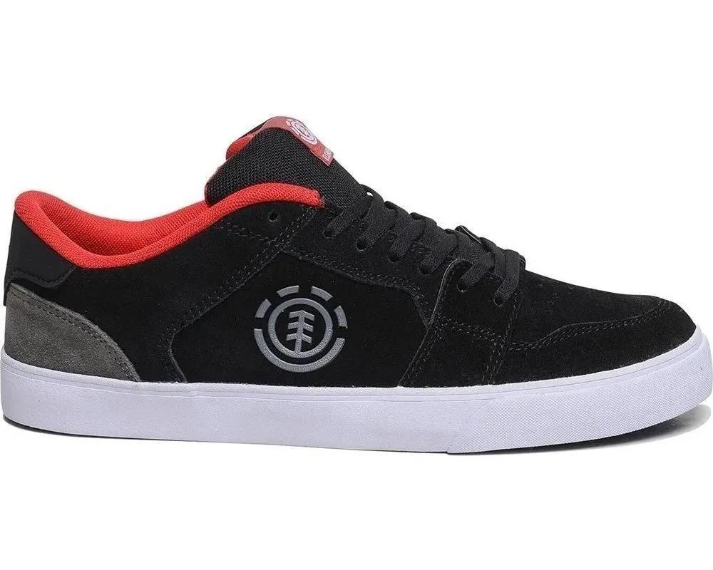Zapatilla Leather Heatley Negro Hombre Element-1