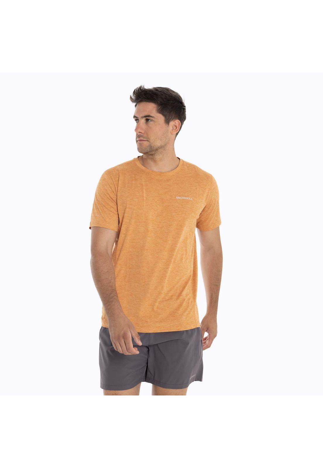 Polera Hombre Sport Sabine Naranja claro Merrell-0