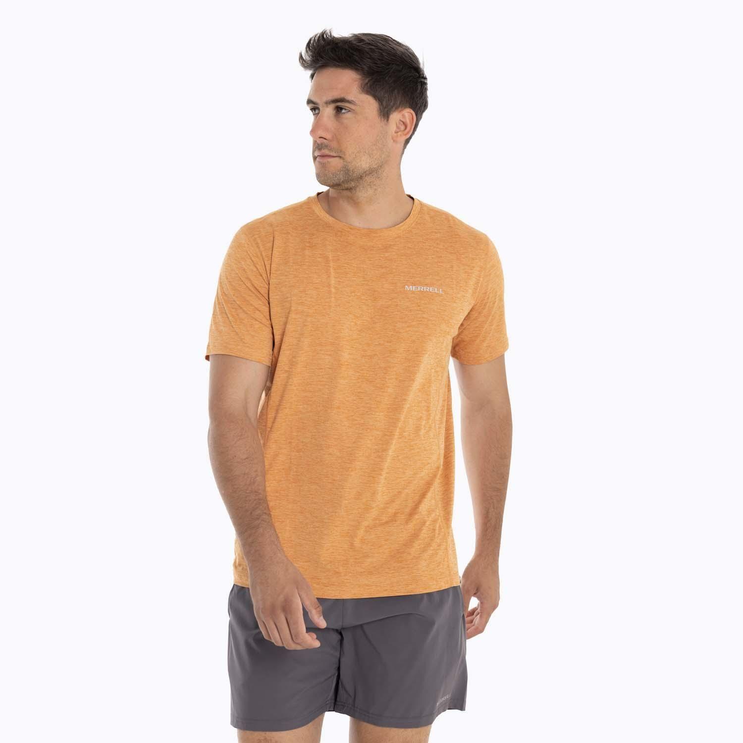 Polera Hombre Sport Sabine Naranja claro Merrell-0