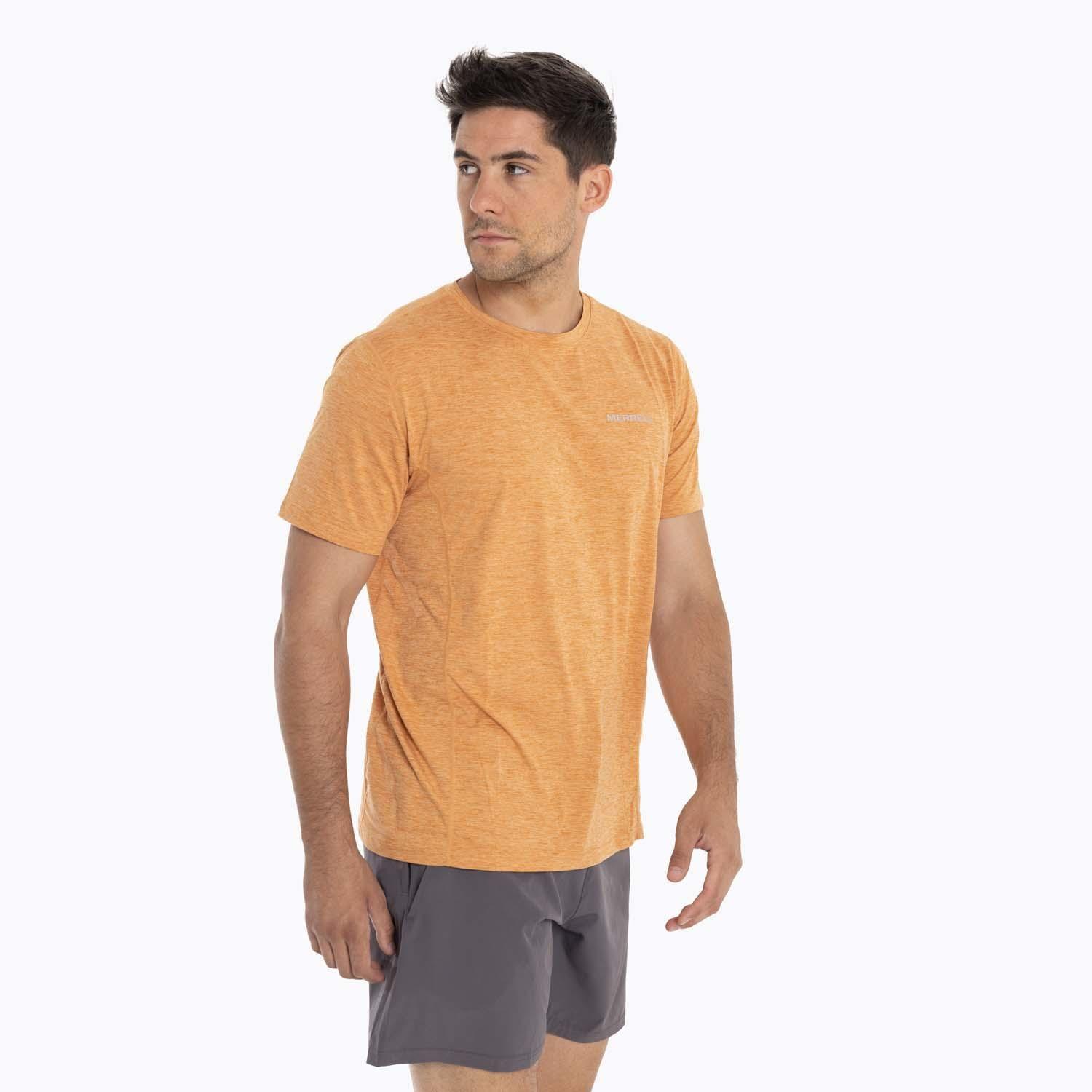 Polera Hombre Sport Sabine Naranja claro Merrell-3