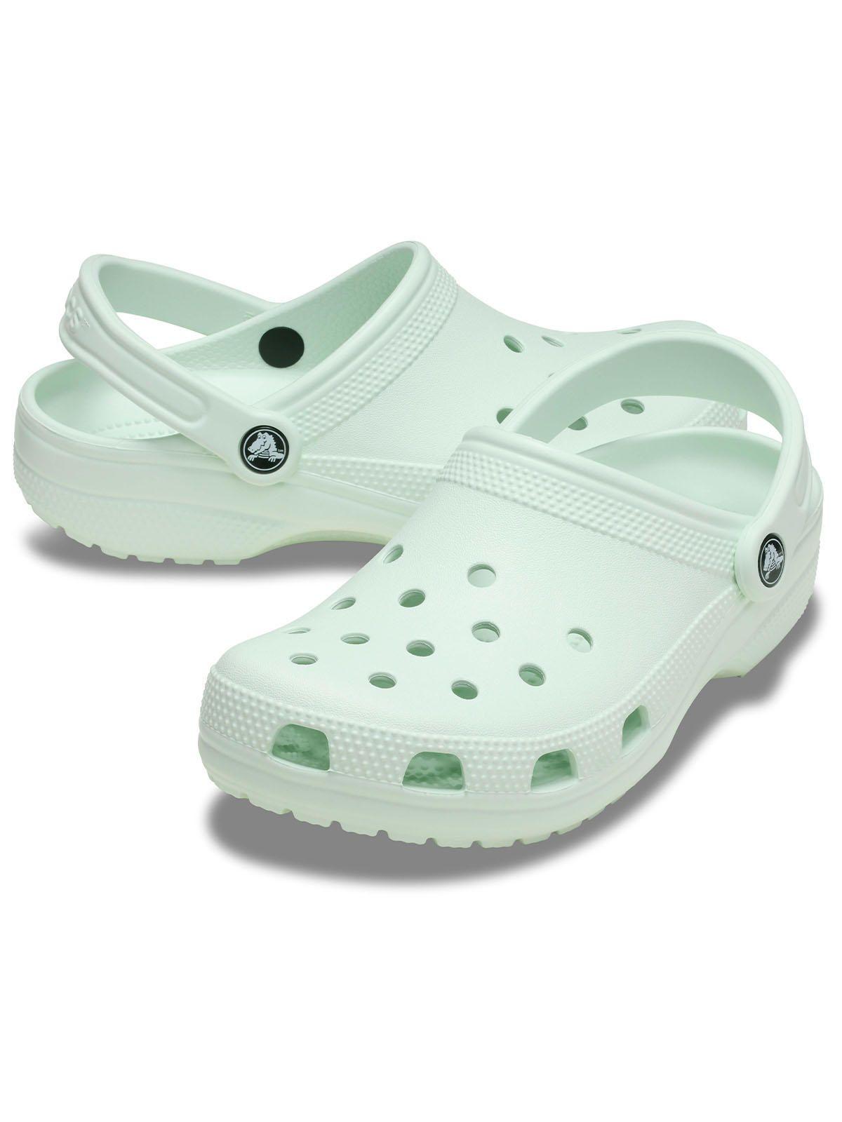 Zueco Crocs Mujer Classic Clog Verde Menta-3