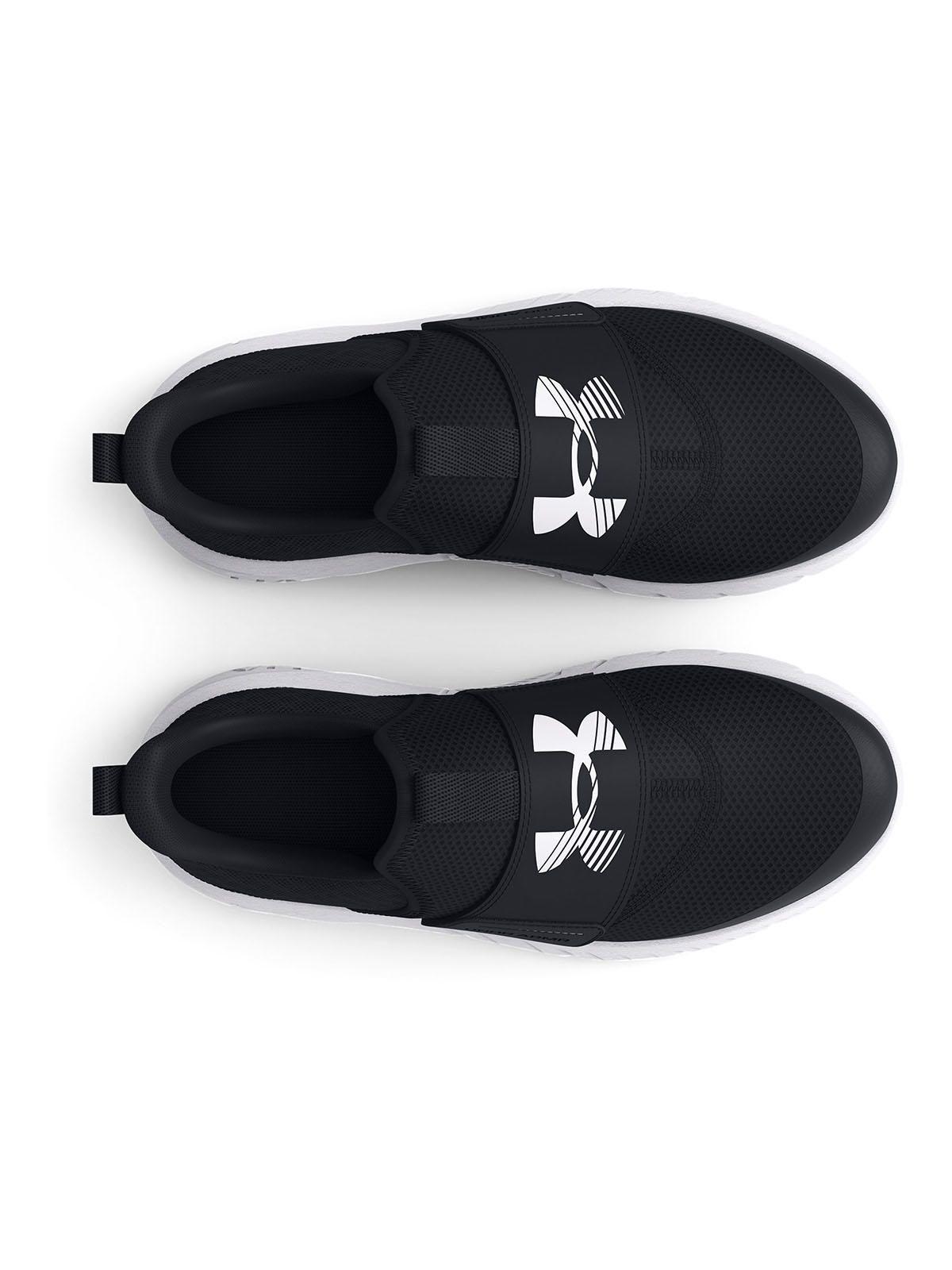 Zapatillas run flash negro para niños-4