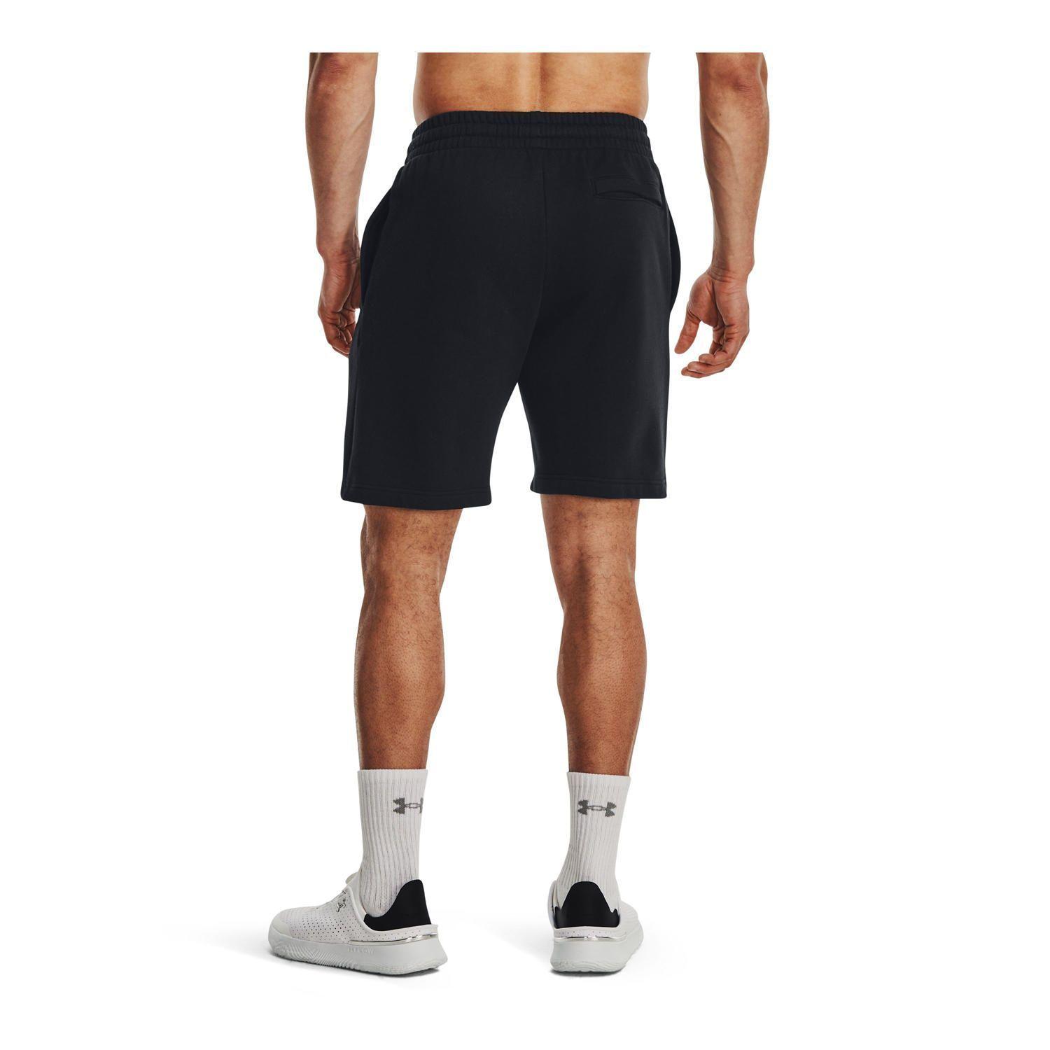 Shorts Fleece UA Rival Negro para hombre-4