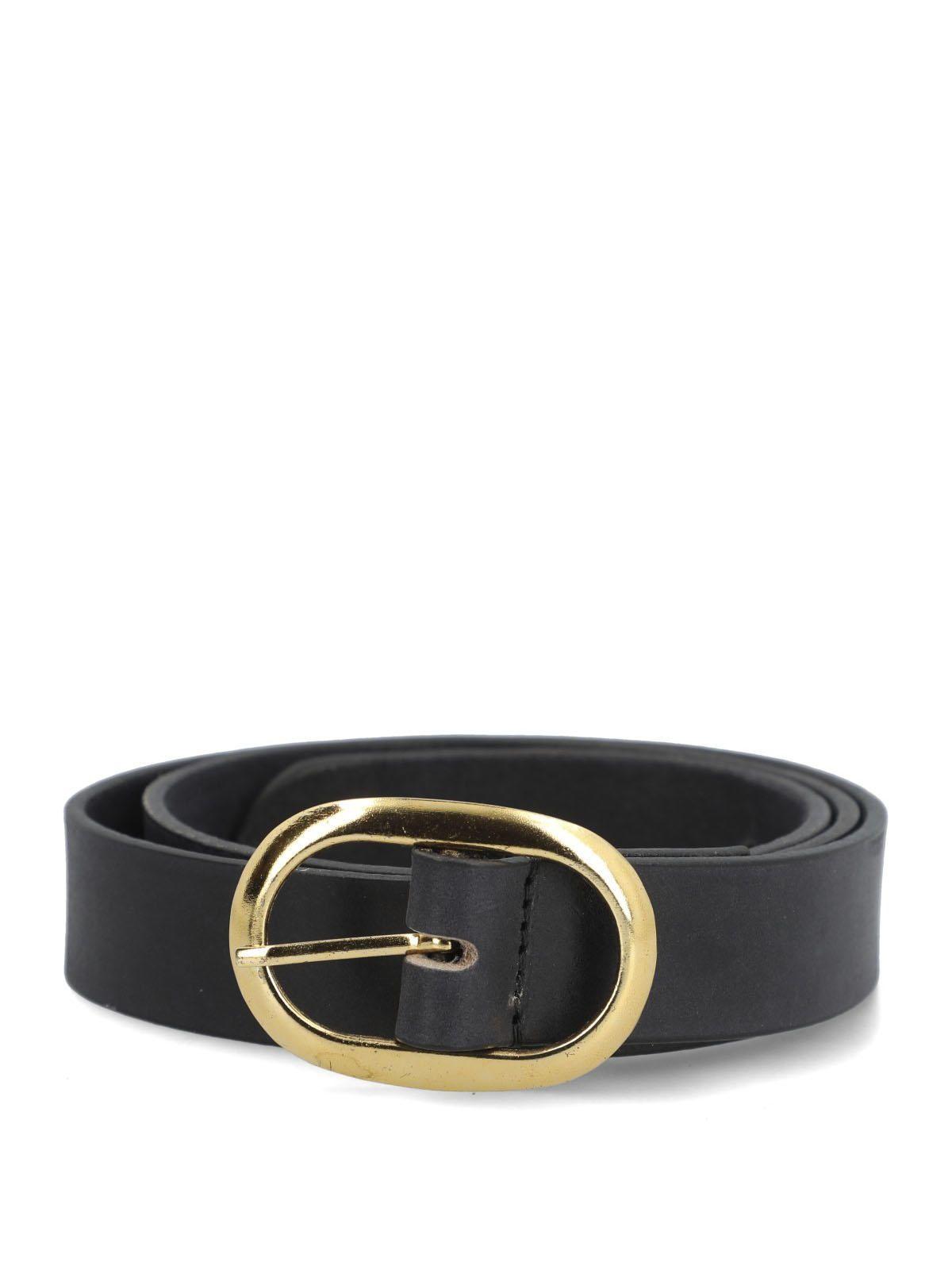 Cinturón Cuero Mujer Hpw Dress Negro-1