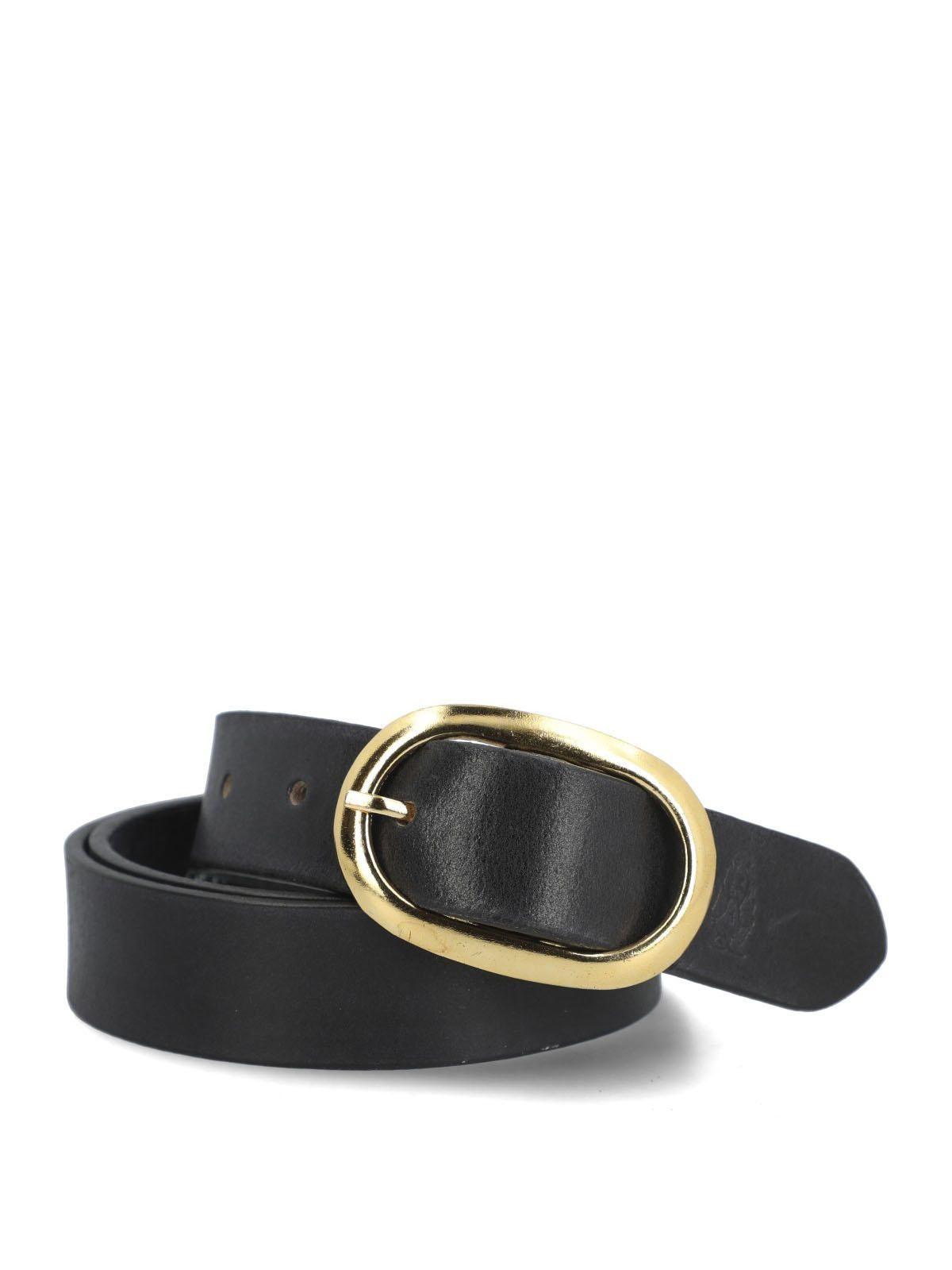 Cinturón Cuero Mujer Hpw Dress Negro-0