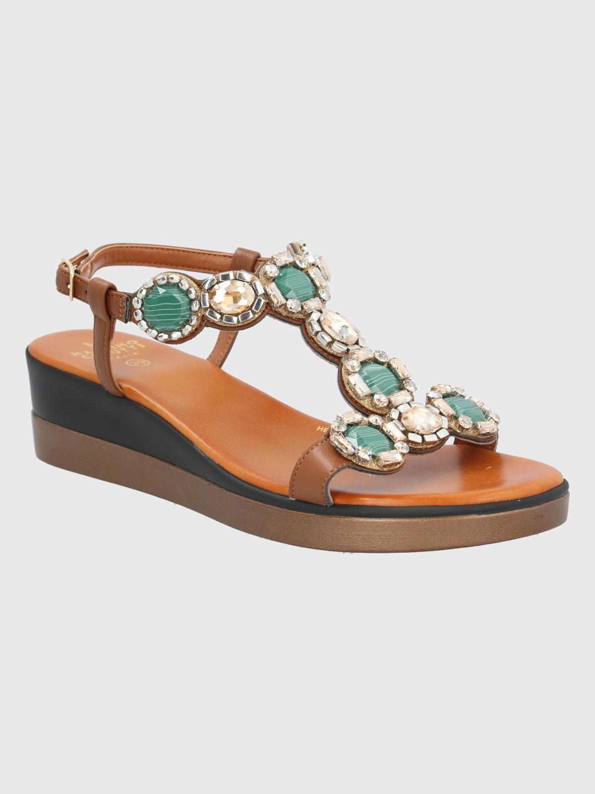 Sandalia Café Mujer Mellea -0