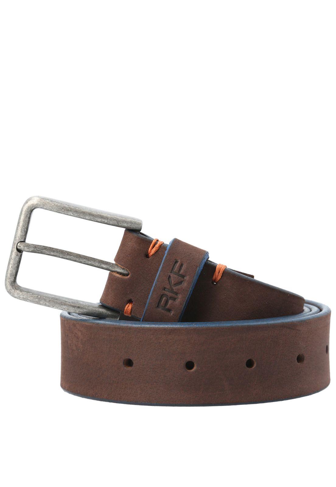 Cinturón Cuero Hombre RF Swallow Café-0