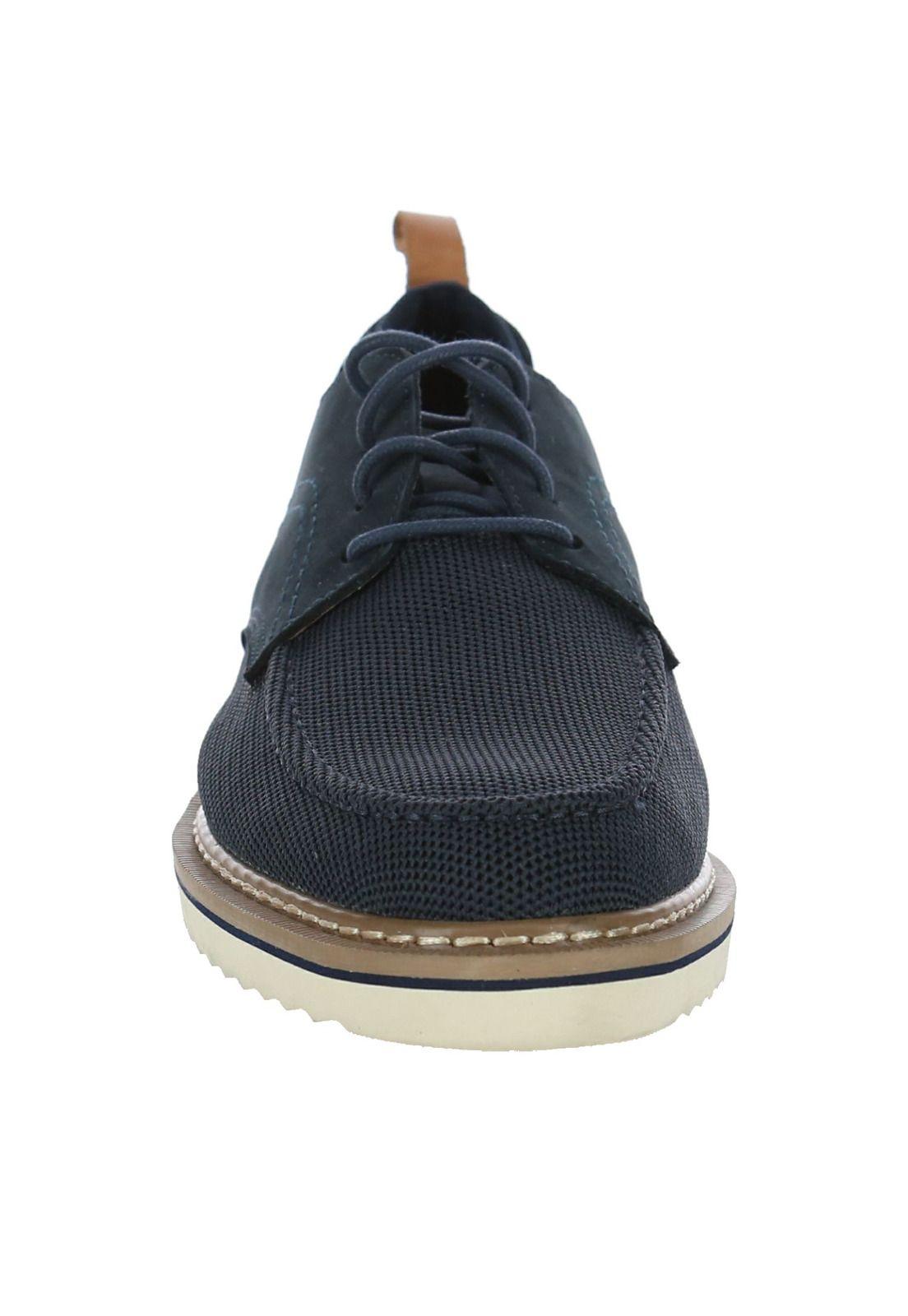 Zapato Cuero Proton Ii Azul-2