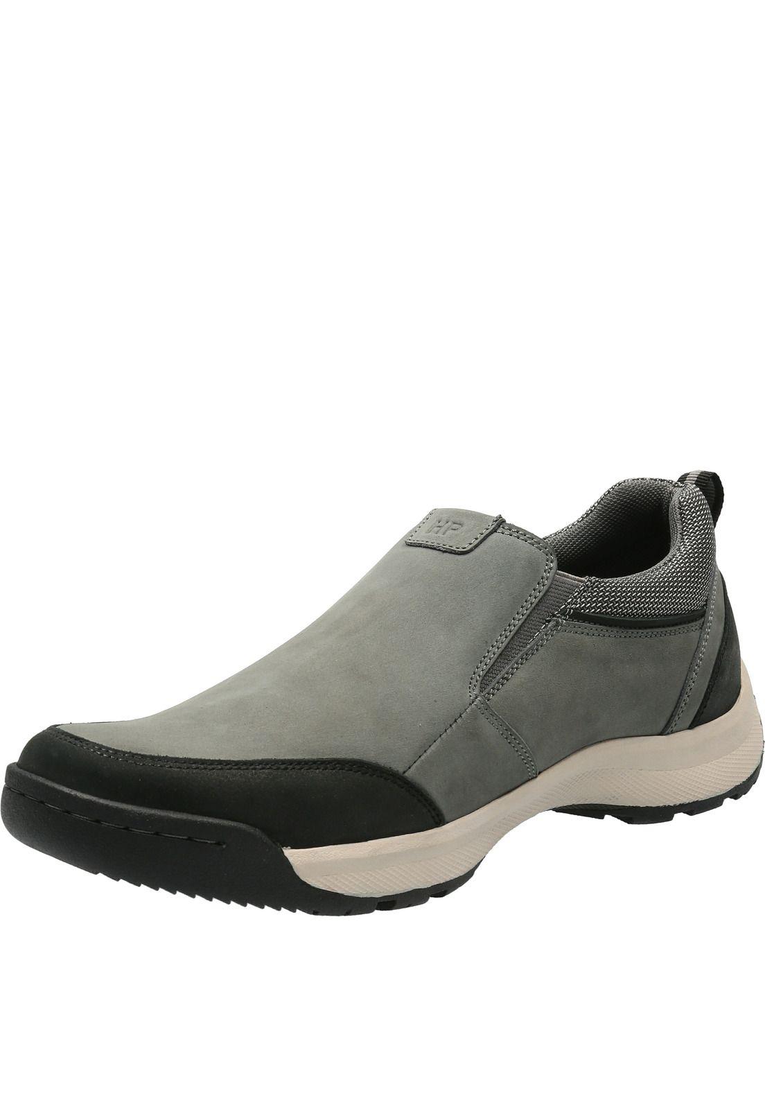 Zapato Cuero Hombre Oder Gris-3