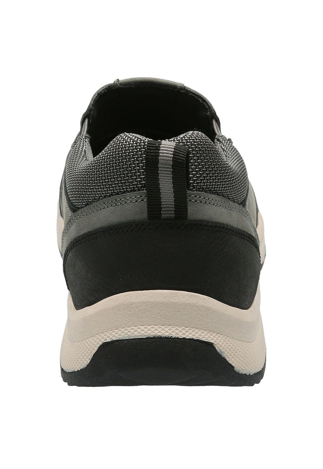 Zapato Cuero Hombre Oder Gris-5