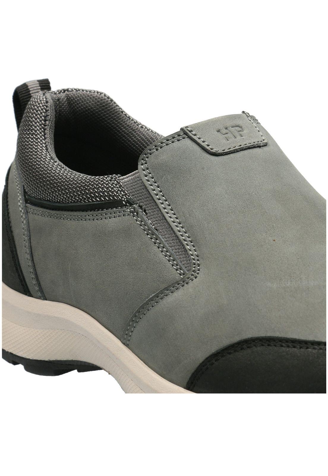 Zapato Cuero Hombre Oder Gris-6