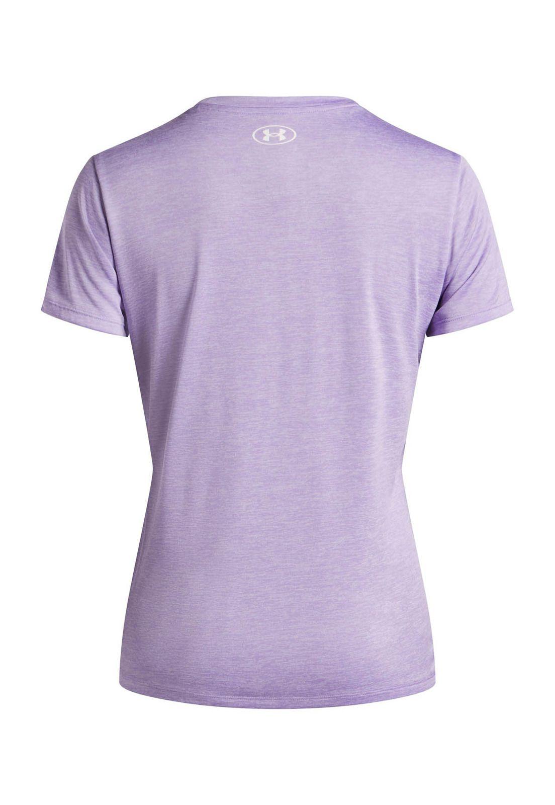 Polera Manga Corta Training para mujer Tech Twist morado -1