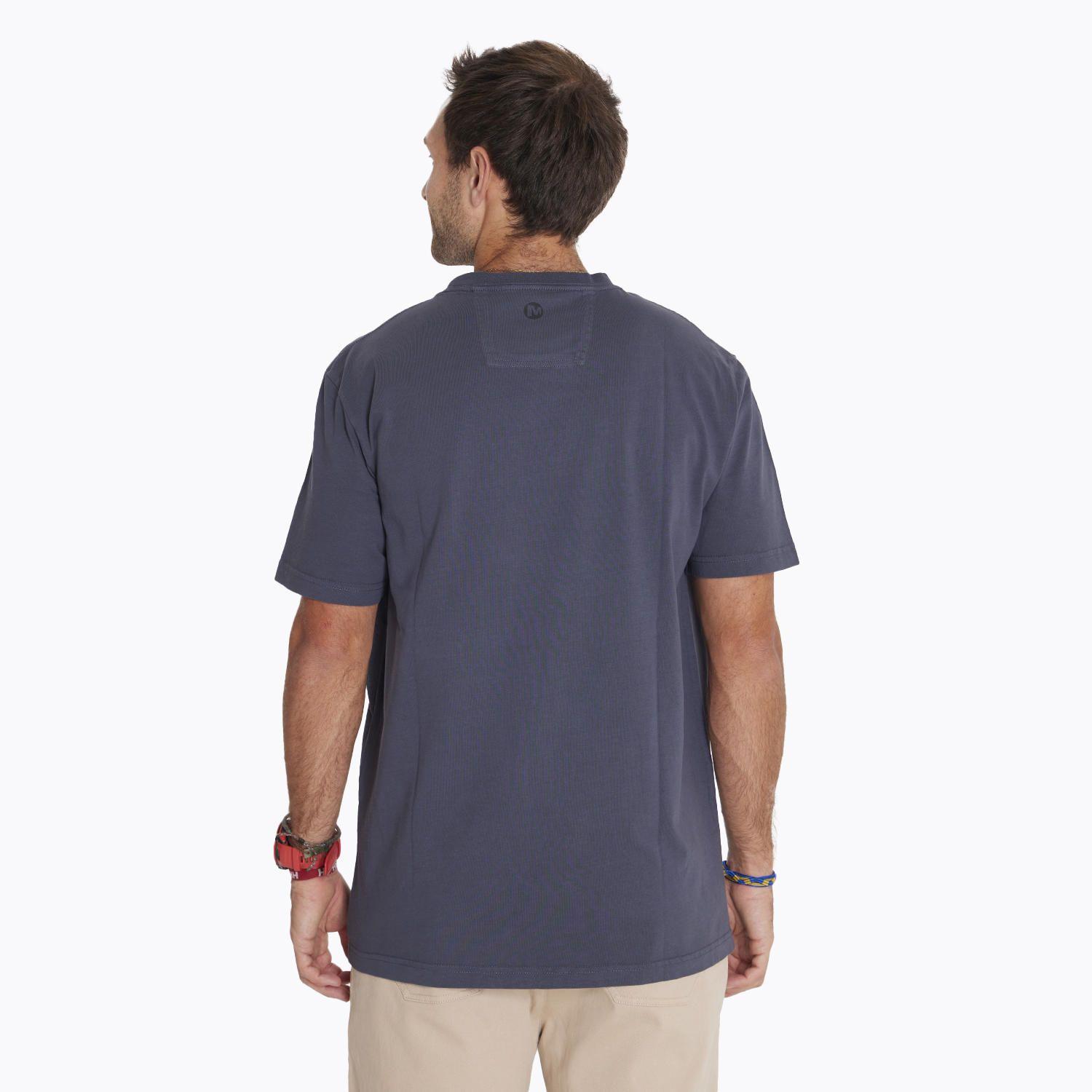 Polera M/C T-Shirt Short Sleeve Azul Hombre-1